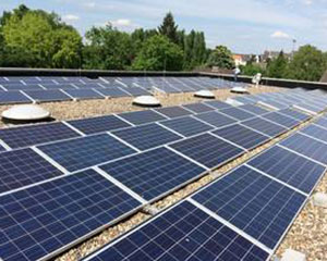 Solaranlage der Friedrich-Ebert-Schule